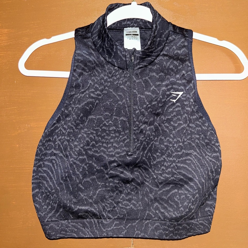 Gymshark Adapt Animal Seamless Crop 1/2 Zip